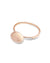 Elite Rose Gold Boule and Diamonds Pavé Ring (Medium) - Orsini Jewellers