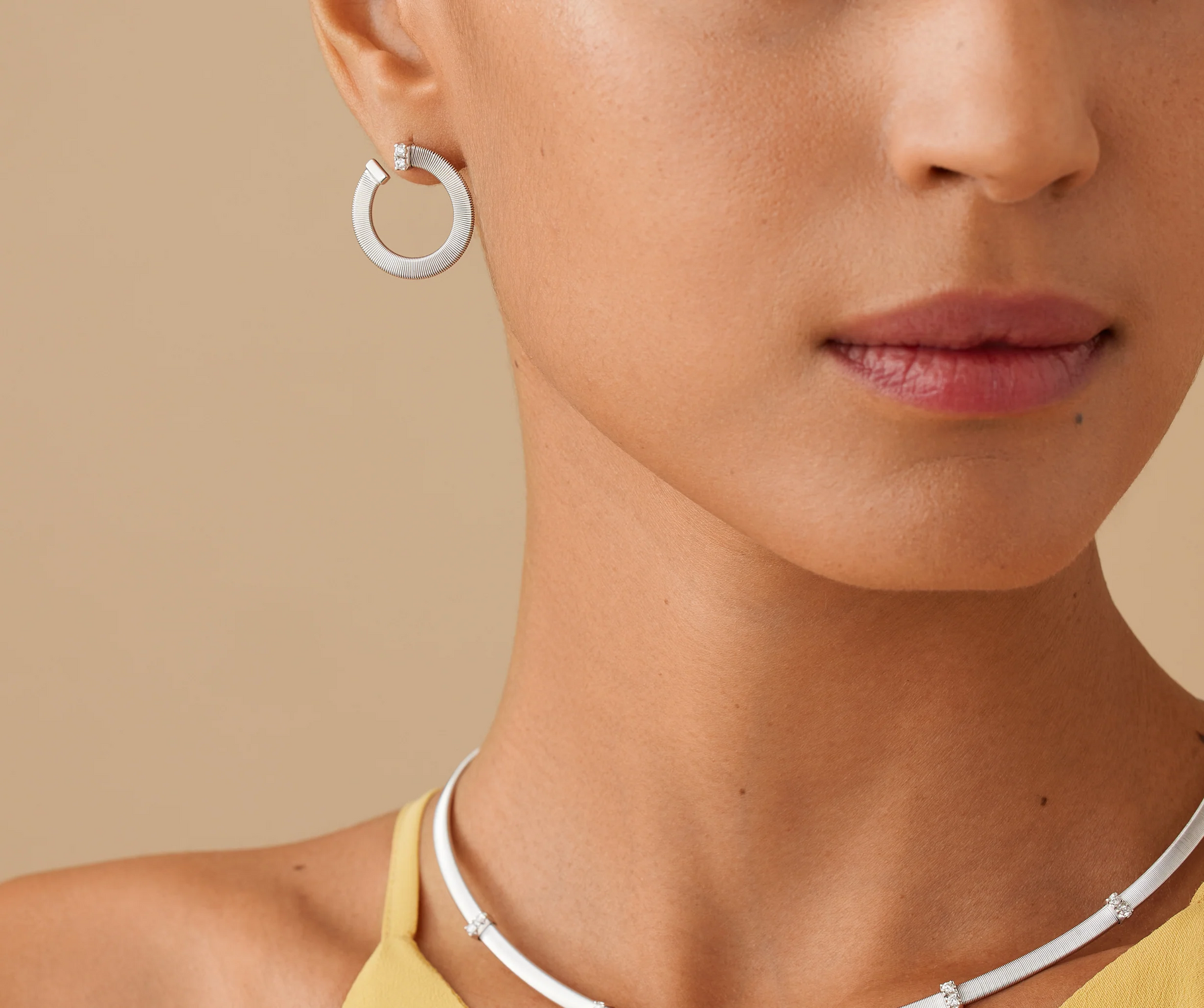 Marco Bicego Masai 18k Gold Pavè Diamond Earrings - Orsini Jewellers