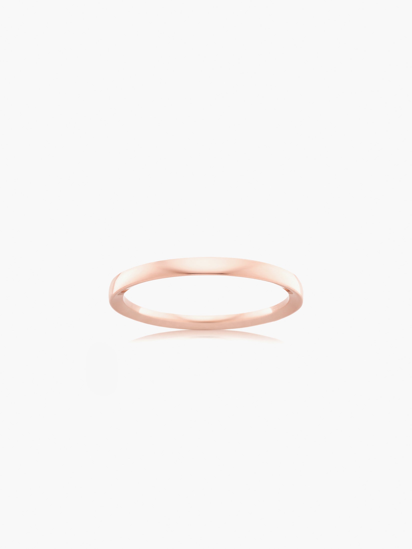 Original Comfort 2mm Rose Gold Wedding Ring