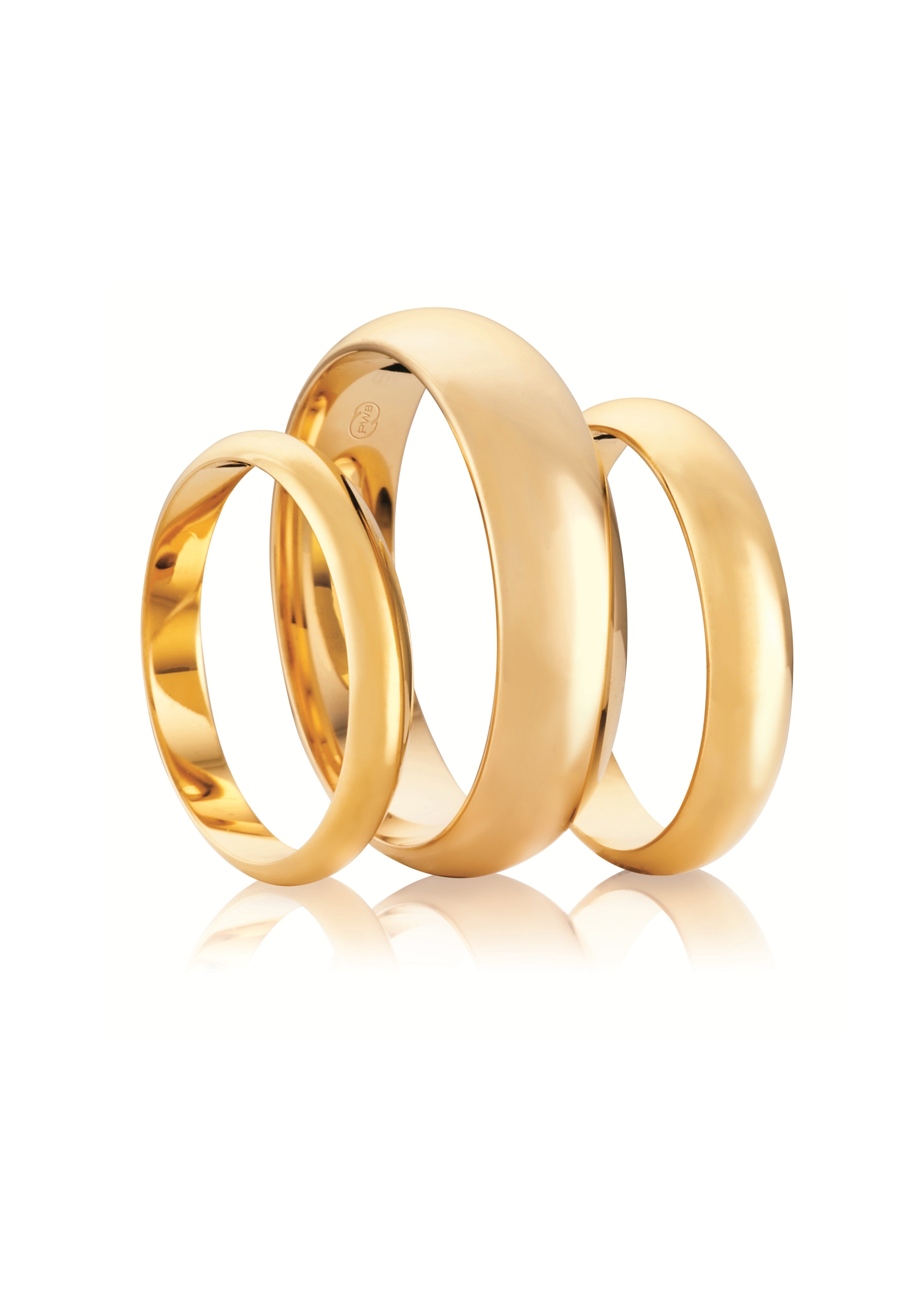 High Dome Wedding Ring