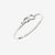 Dodo sterling silver forever knot Nodo bangle bracelet