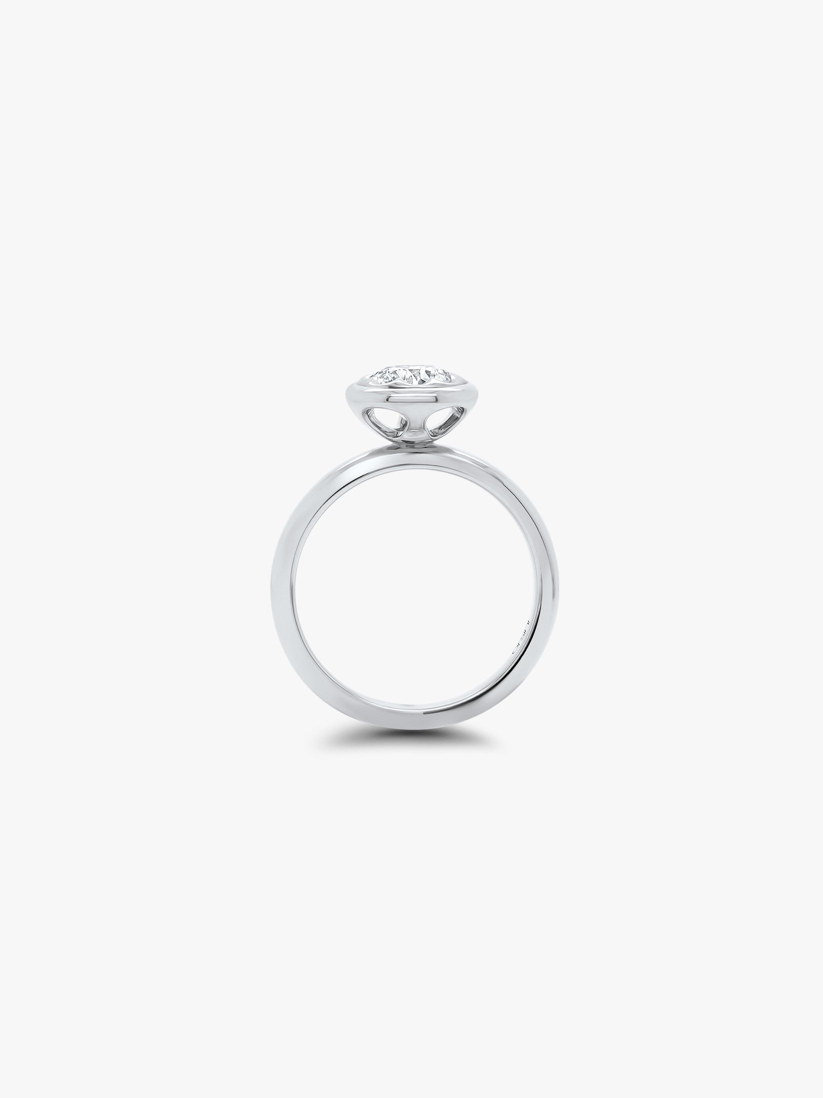 Orsini Fine Jewellery Solitaire Diamond Ring Rosa 18k White Gold