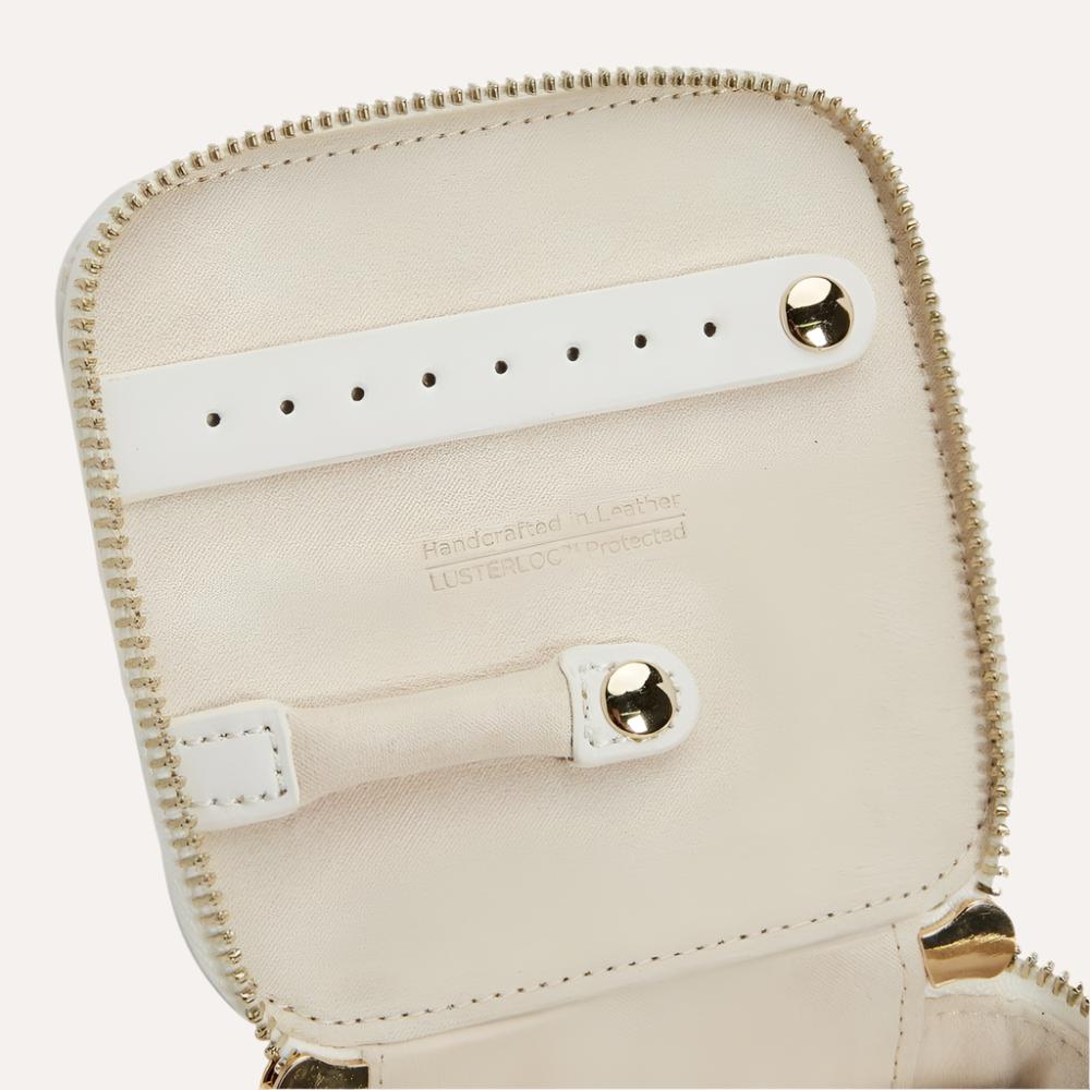 Maria white jewellery travel cube at Orsini