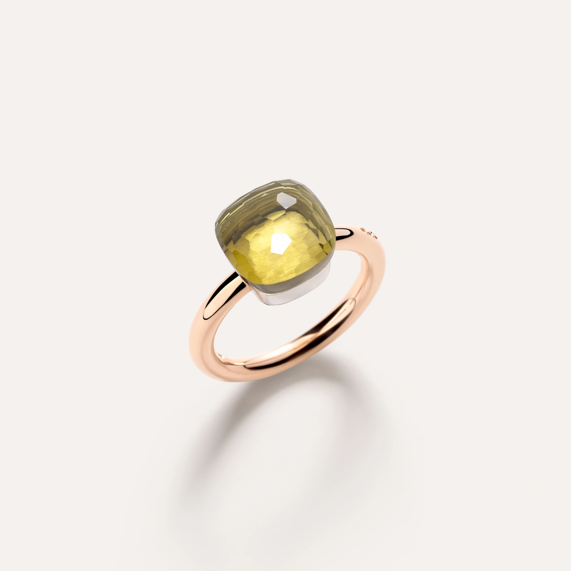 Pomellato 18k Gold Nudo Ring Lemon Quartz - Orsini Jewellers