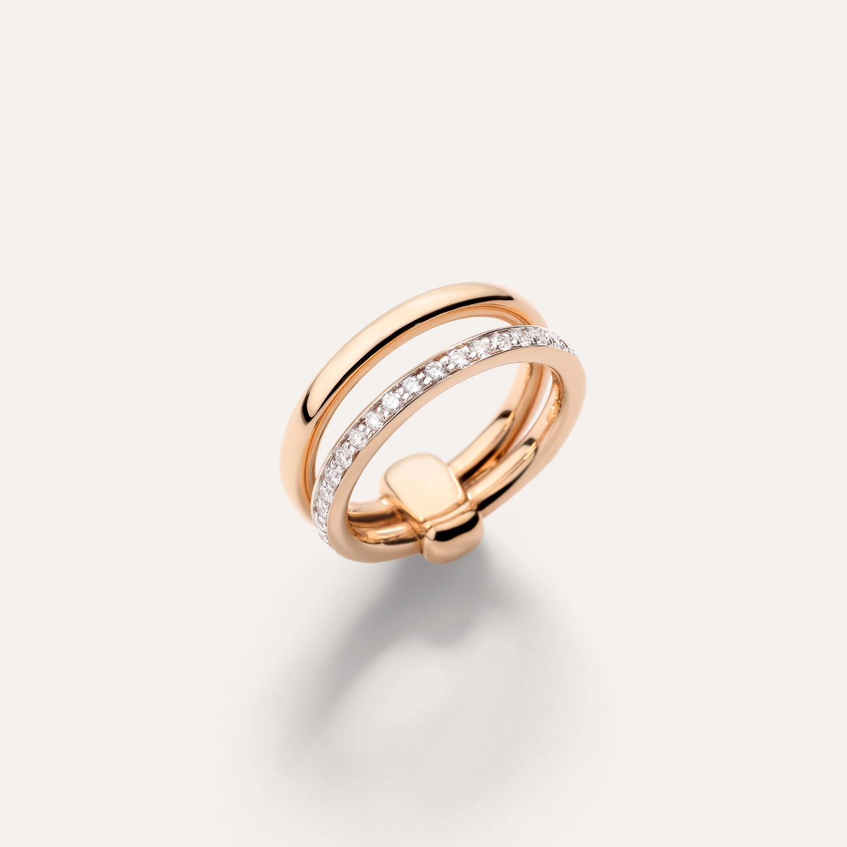 Pomellato Together Ring White Diamonds Rose Gold - Orsini Jewellers