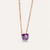 Pomellato Nudo Necklace with Petit Pendant, 18k Gold with Amethyst - Orsini Jewellers