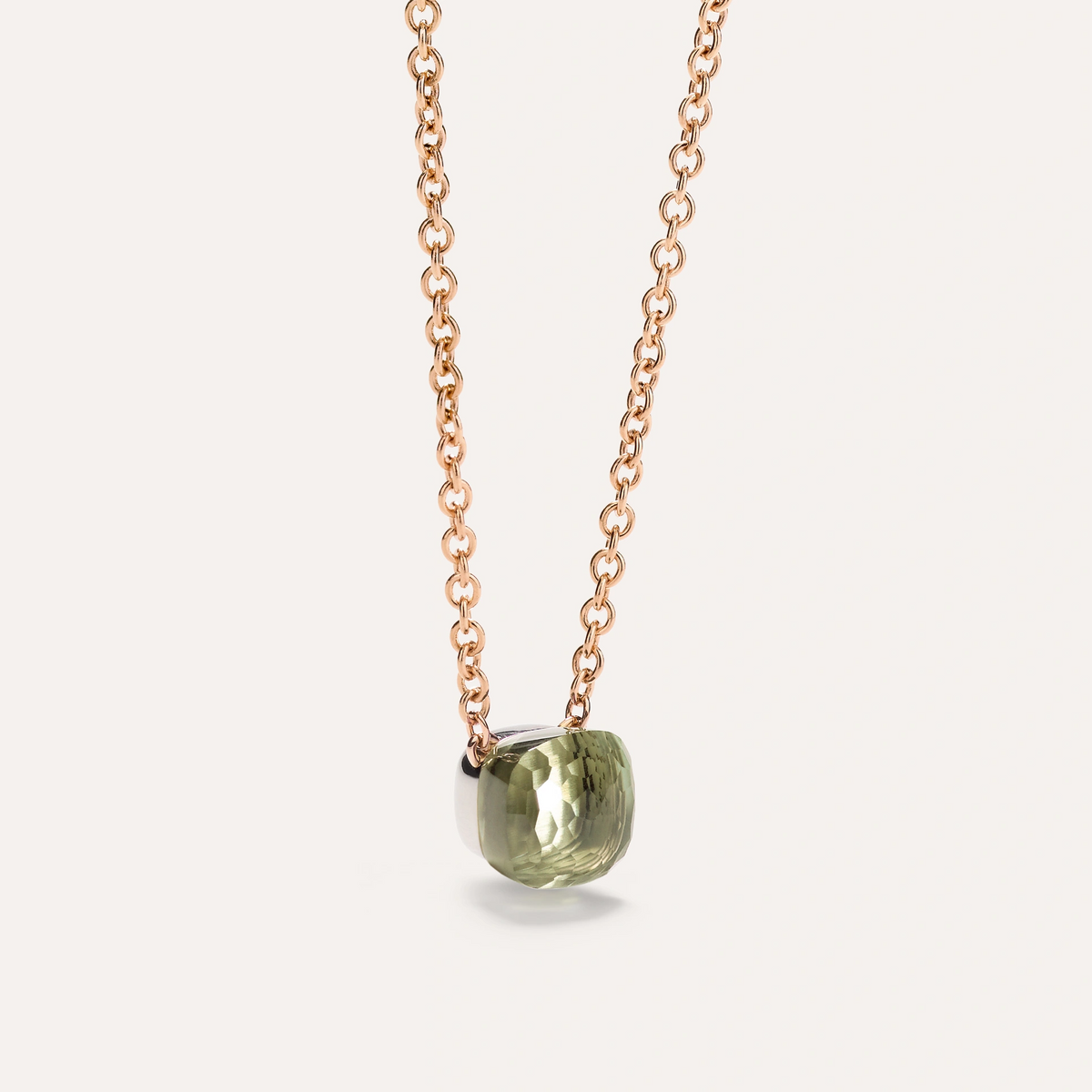 Pomellato_pendant-with-chain-nudo-rose-gold-18kt-white-gold-18kt-prasiolite