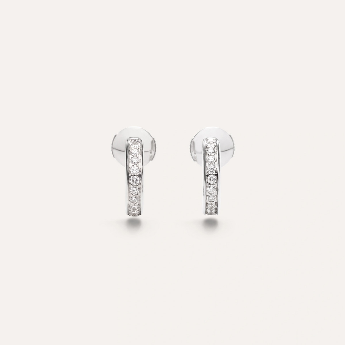 Pomellato Together Diamond Earrings in 18k White Gold with Diamonds - Orsini Jewellers