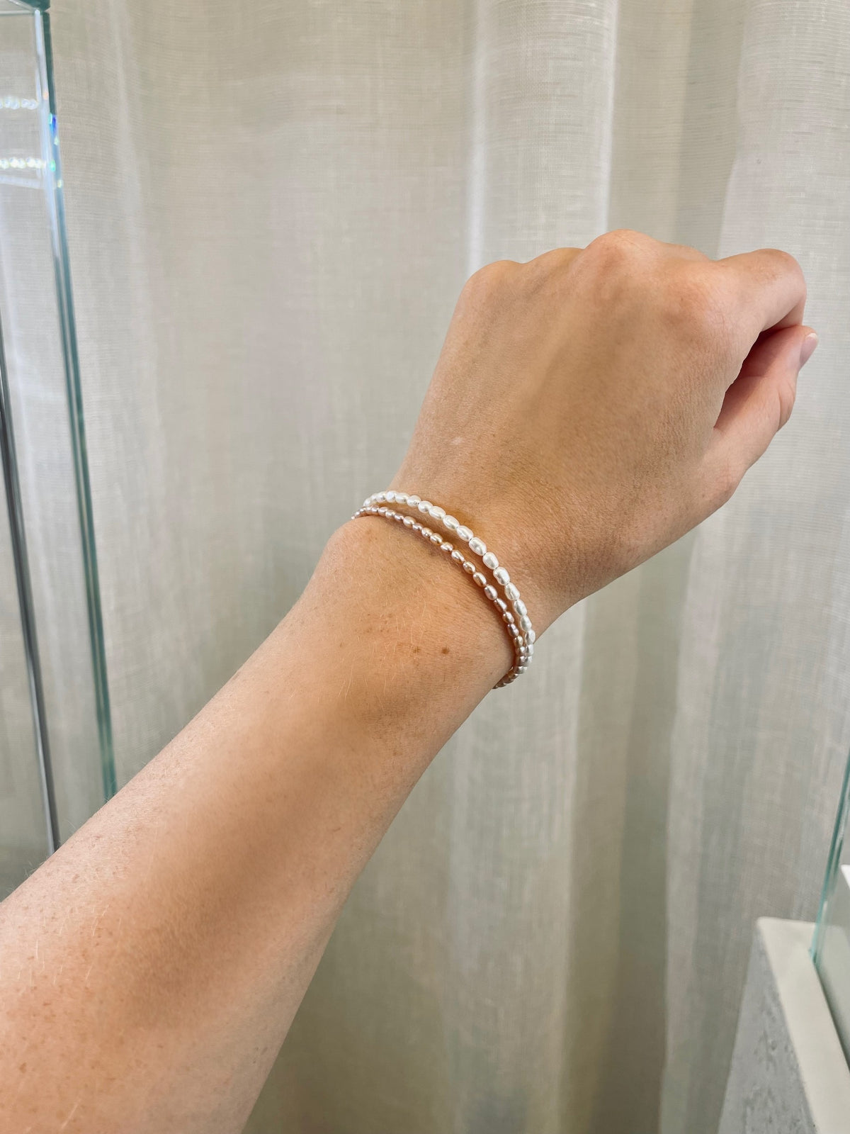 MAKE A DONATION and receive a handmade pearl bracelet