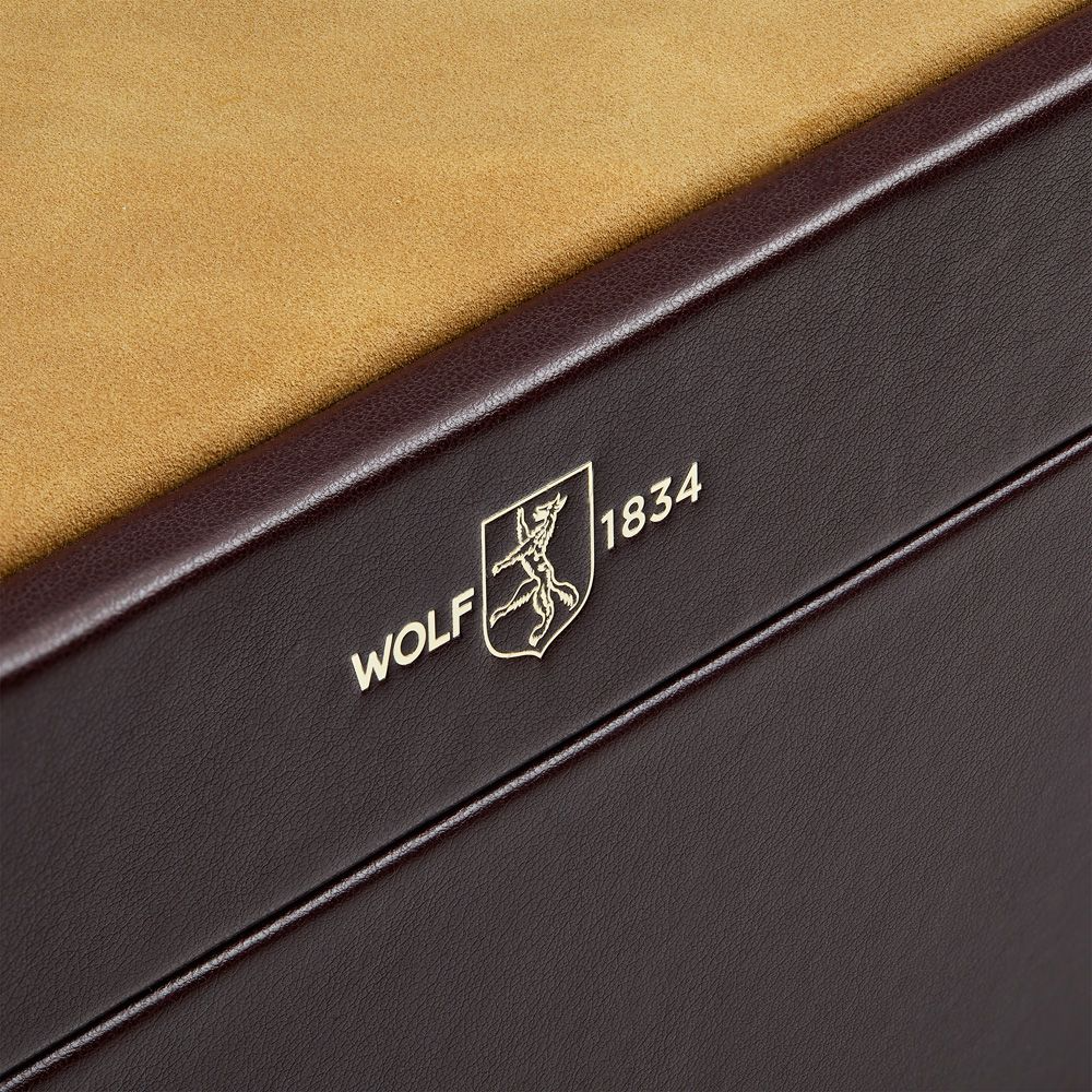 quality leather watch and jewellery box