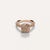 Pomellato Classic Nudo Ring with brown diamonds and 18k rose and white gold