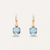 Nudo Mini Earrings
Sky blue topaz gemstones