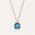 Pomellato Nudo Mini Necklace with London Blue Topaz and Diamonds PCC5020O6WHRDB0TL