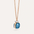 Pomellato Nudo Mini Necklace with London Blue Topaz and Diamonds PCC5020O6WHRDB0TL