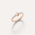 Pomellato Together 18k Gold Diamond Single Band Ring