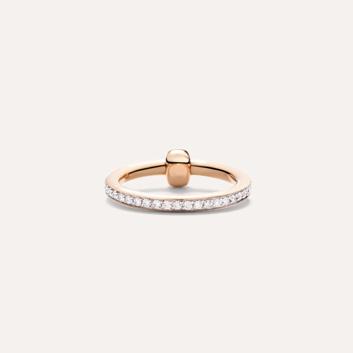 Pomellato Together 18k Gold Diamond Single Band Ring