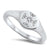 St Cuthbert's Leavers Graduation 9k White Gold Signet Ring 2023 - Orsini Jewellers