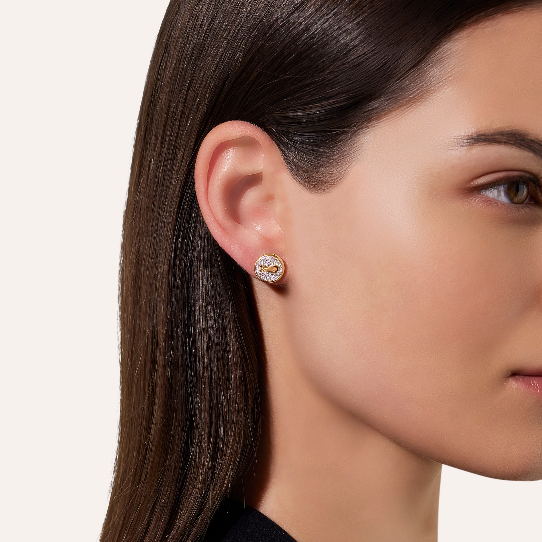 Pomellato Pom Pom Dot Stud Earring with Diamonds - Orsini Jewellers