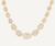Yellow gold Lunaria diamond necklace