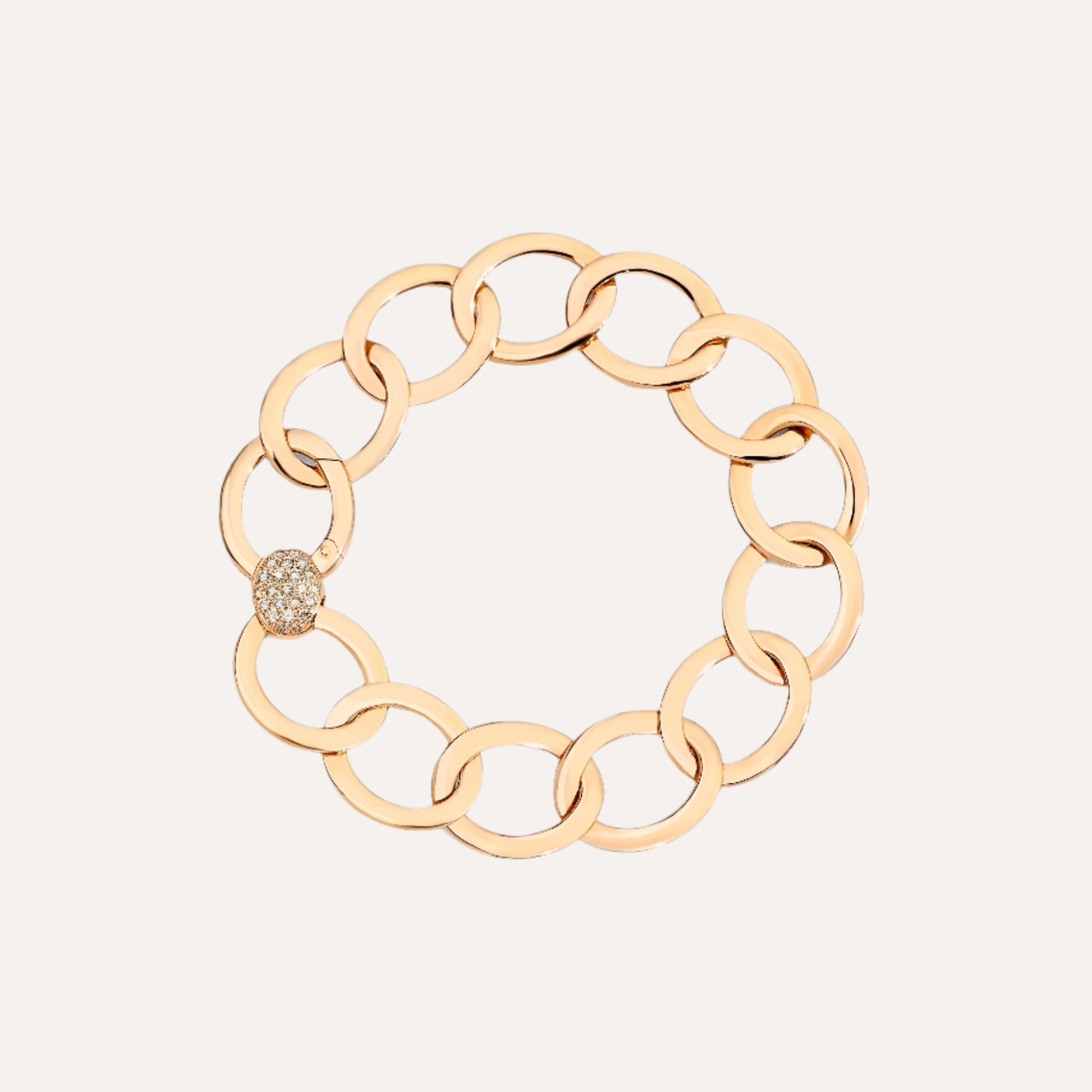 Pomellato Brera Bracelet 23 Brown Diamonds 18k Rose Gold - Orsini Jewellers