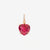DoDo Earring CUORE (Heart) Rose Gold Synthetic Ruby - Orsini Jewellers