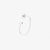 DoDo Essentials Oval Earrings in 18k White Gold with Diamonds - Orsini Jewellers