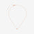 DoDo Necklace BOLLICINE 9k Rose Gold with White Diamond - Orsini Jewellers