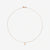 DoDo Necklace FOUR LEAF CLOVER Rose and White Gold Mini - Orsini Jewellers