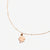DoDo Necklace FOUR LEAF CLOVER Rose and White Gold Mini - Orsini Jewellers