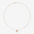 DoDo Necklace LOCK 18K Rose Gold Plated Silver - Orsini Jewellers