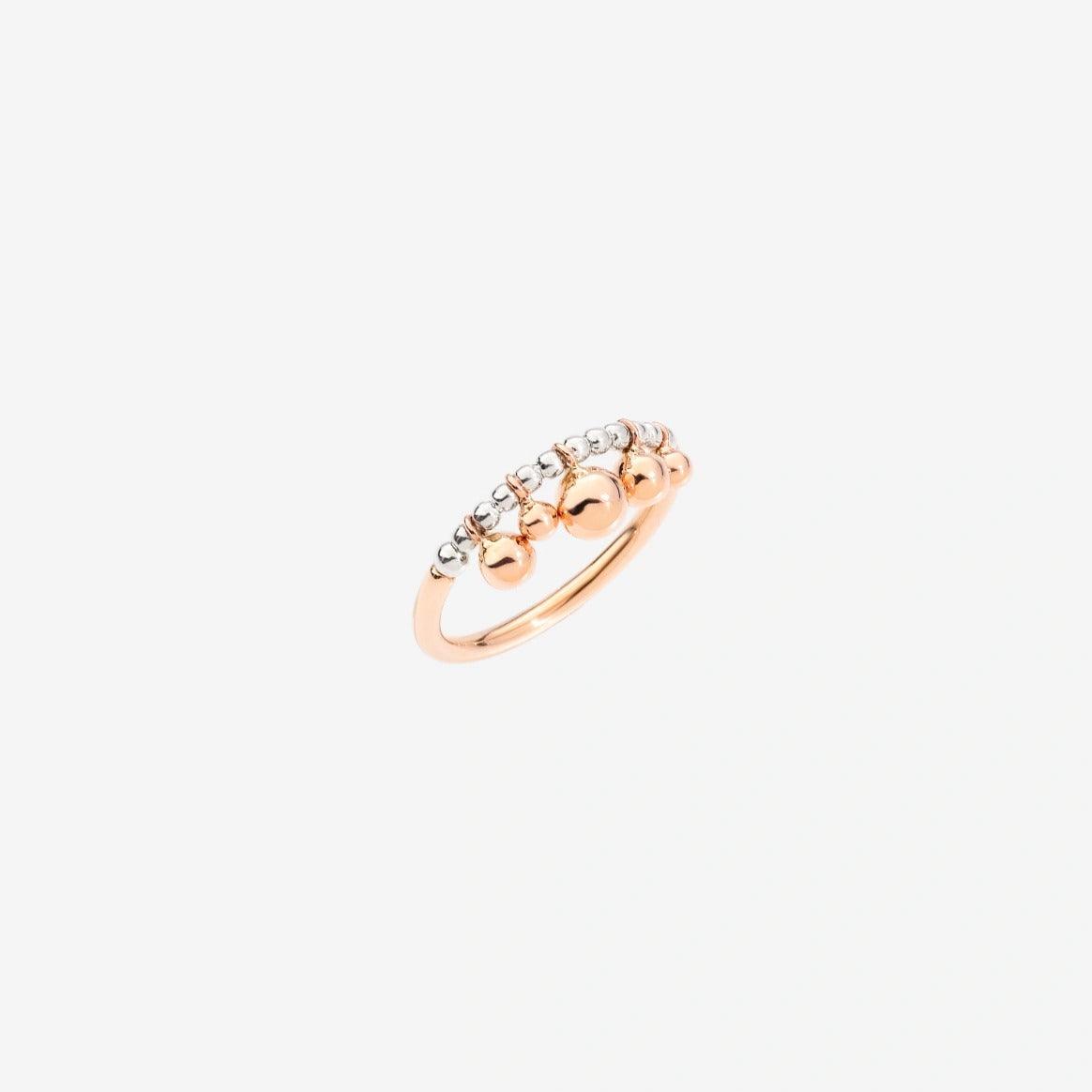 DoDo Ring BOLLICINE Rose Gold and Silver - Orsini Jewellers