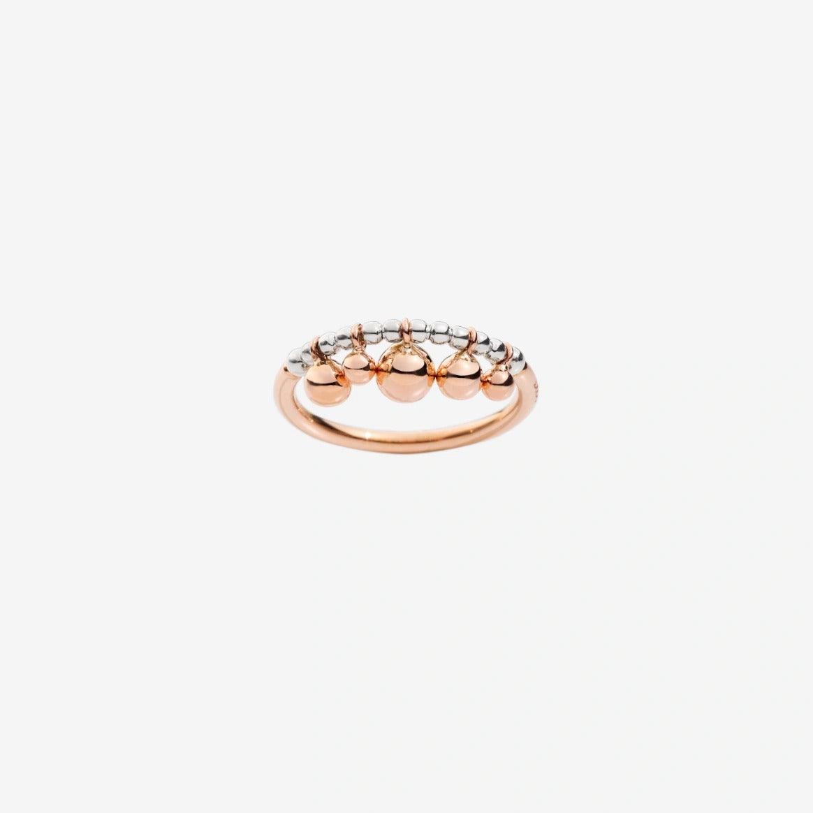 DoDo Ring BOLLICINE Rose Gold and Silver - Orsini Jewellers