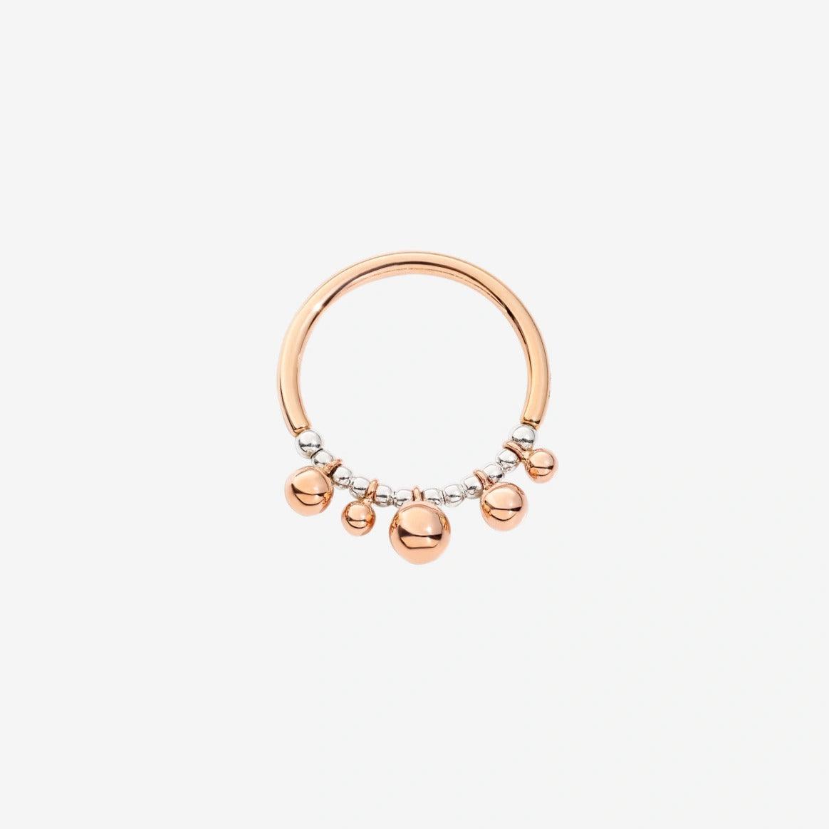 DoDo Ring BOLLICINE Rose Gold and Silver - Orsini Jewellers