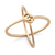 Gucci GG Running Cross Ring in 18k Rose Gold - Orsini Jewellers