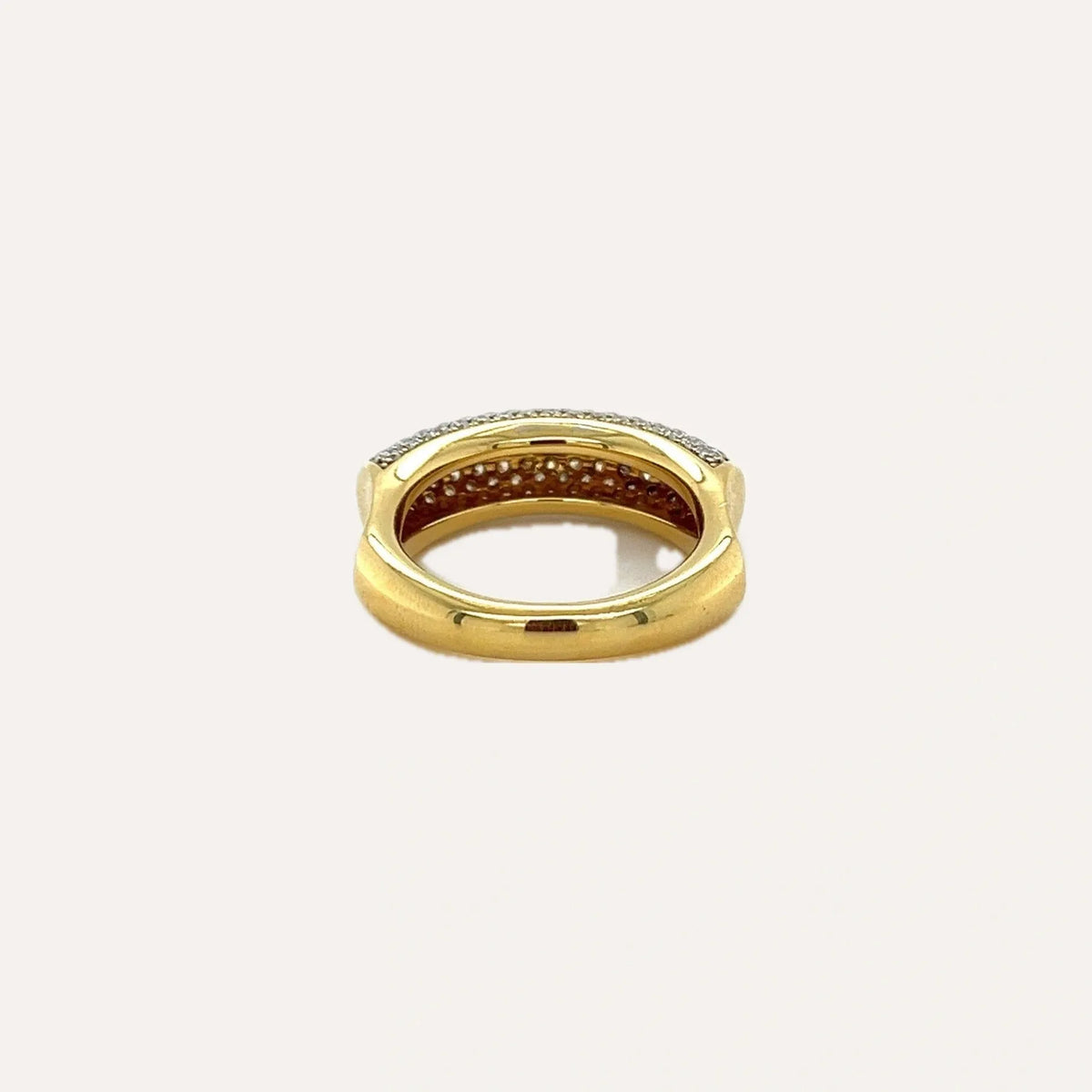 Hulchi Belluni Diamond Pave Ring in 18k Yellow Gold - Orsini Jewellers