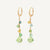 Marco Bicego 18k Gold Green Tourmaline Earrings with Diamond Accent - Orsini Jewellers