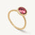 Marco Bicego Jaipur 18k Gold Pink Tourmaline Ring Mini with diamond detail - Orsini Jewellers