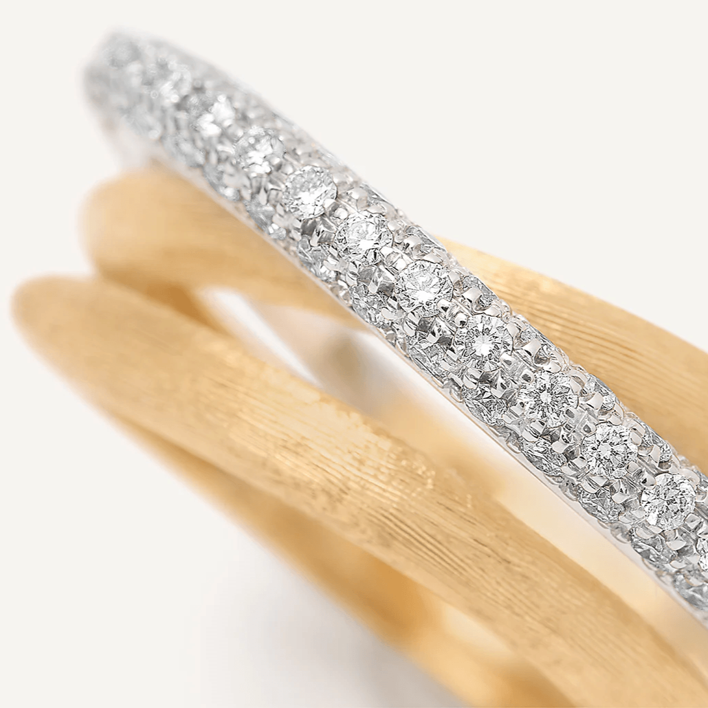 Marco Bicego Jaipur Link 3 Strand Diamond Ring - Orsini Jewellers