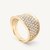 Marco Bicego Lunaria 18k Gold Band with Diamonds - Orsini Jewellers
