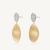 Marco Bicego Lunaria 18k Gold Pavè Diamond Earrings 2 Drop Large - Orsini Jewellers