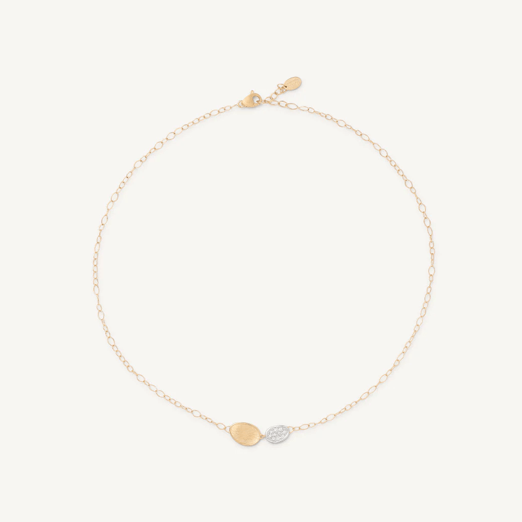 Marco Bicego Lunaria Pendant Chain with Diamonds - Mini - Orsini Jewellers