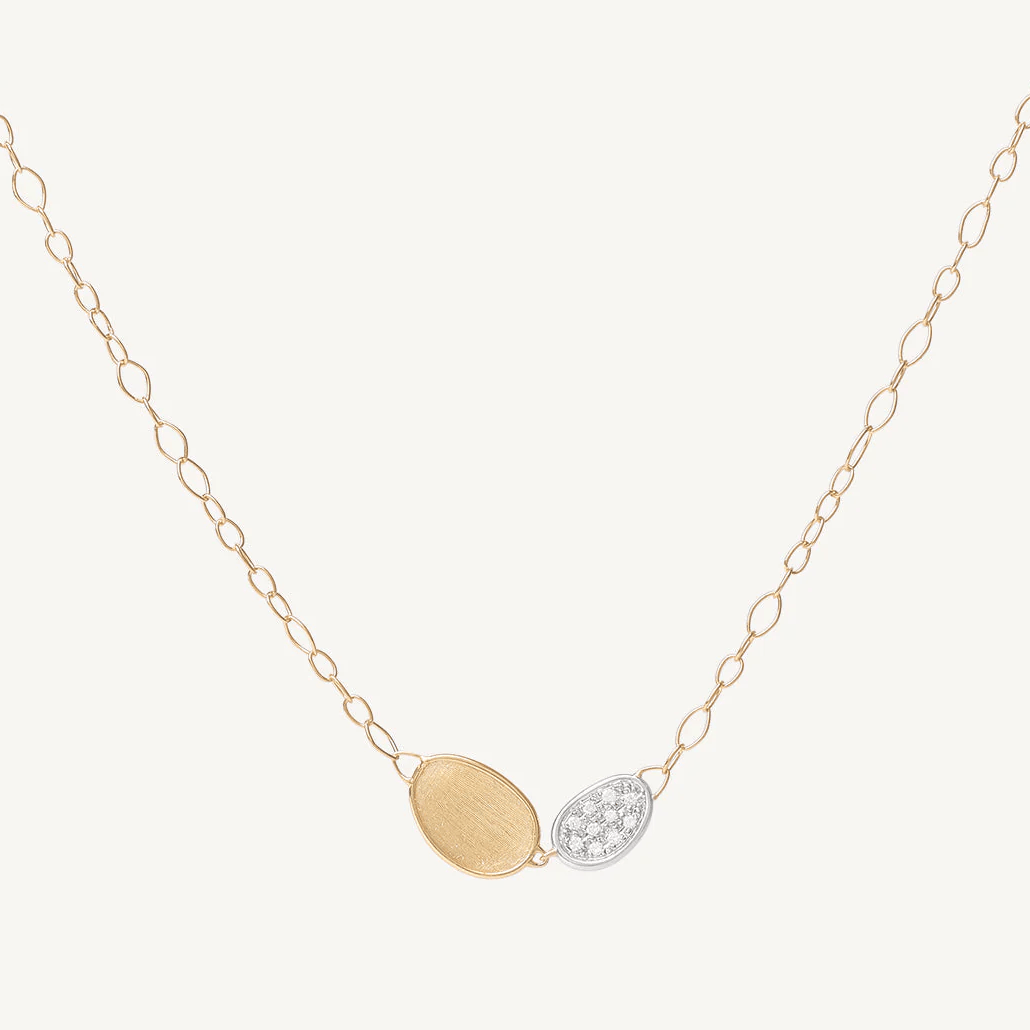 Marco Bicego Lunaria Pendant Chain with Diamonds - Mini - Orsini Jewellers