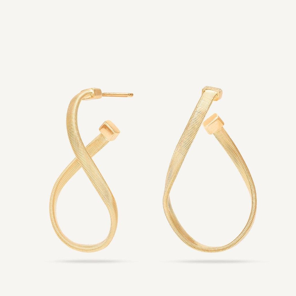 Marco Bicego Marrakech Oval Twist Gold Earrings - Orsini Jewellers