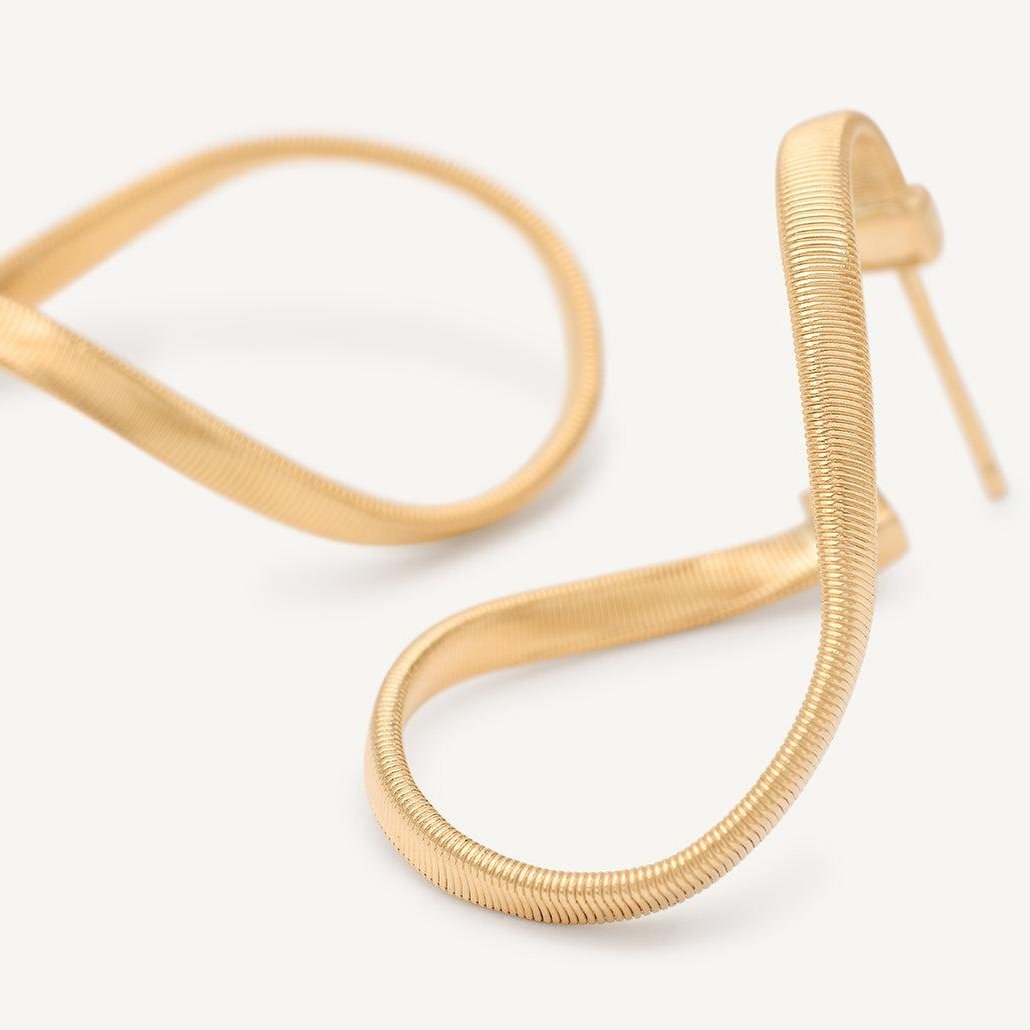 Marco Bicego Marrakech Oval Twist Gold Earrings - Orsini Jewellers
