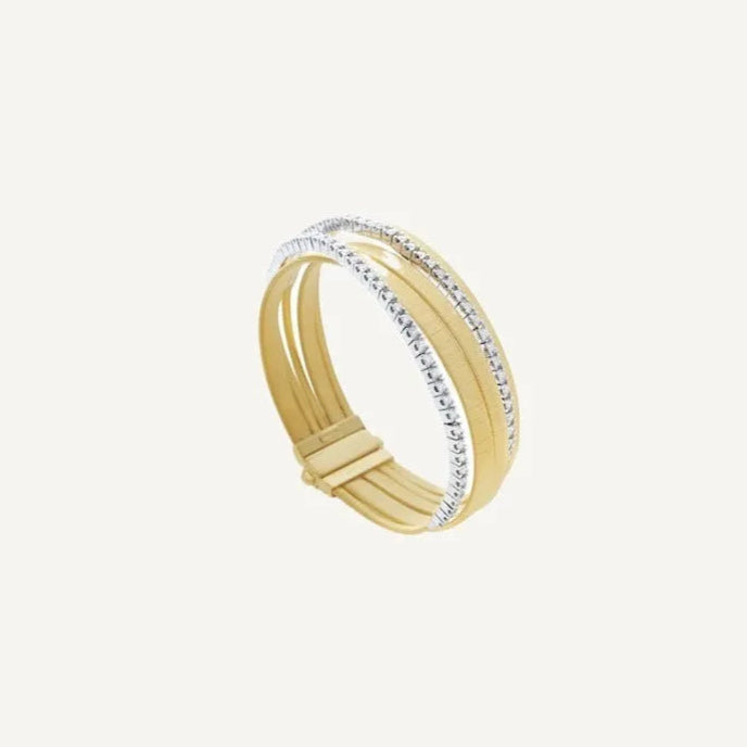Marco Bicego Masai 18k Gold Diamond Tennis Bracelet 5 Strand - Orsini Jewellers