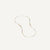 Marco Bicego Paradise 18k Gold Gemstone Necklace Double Wave - Orsini Jewellers