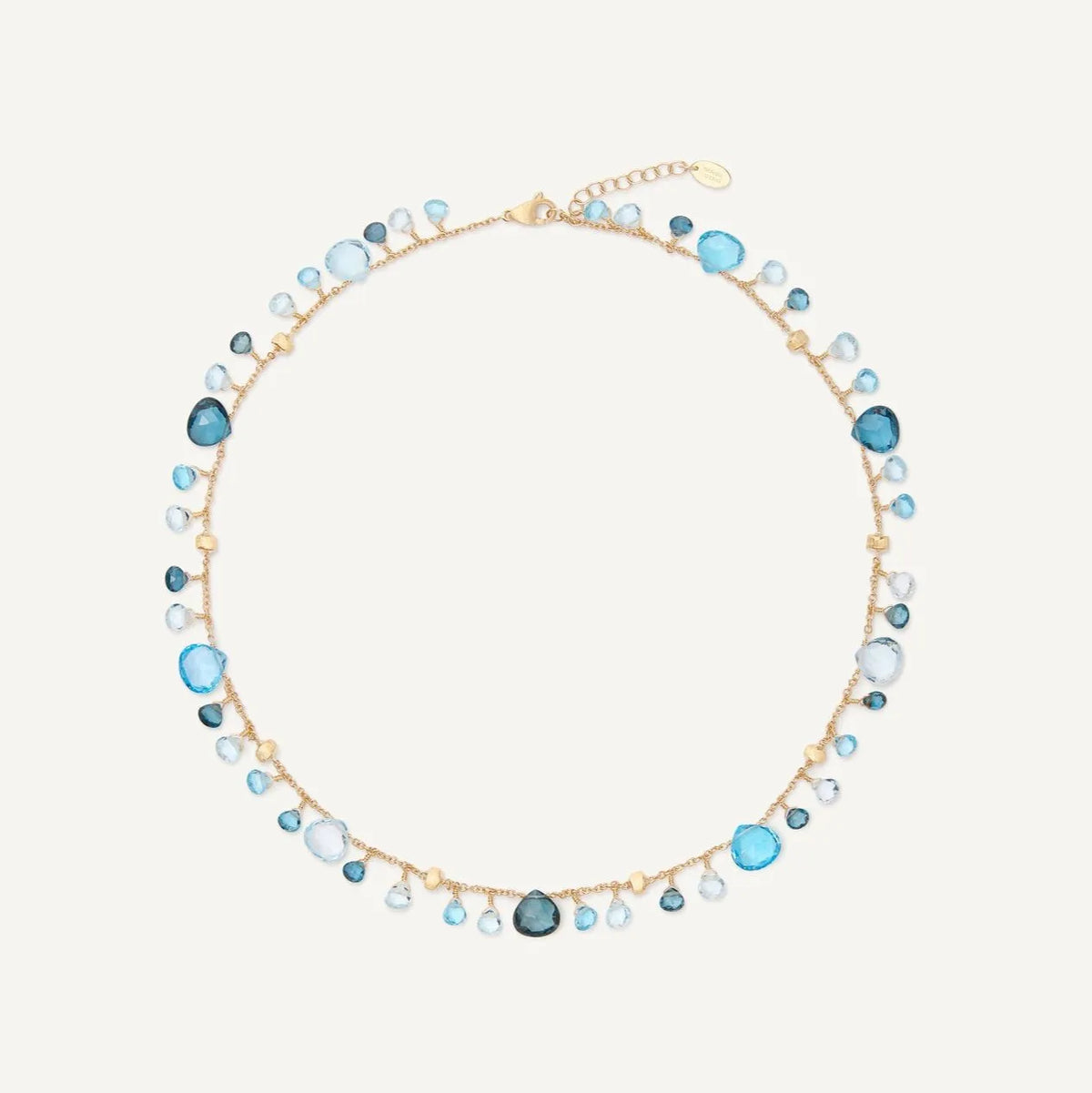 Marco Bicego Paradise Blue Topaz Gemstone Necklace - Orsini Jewellers