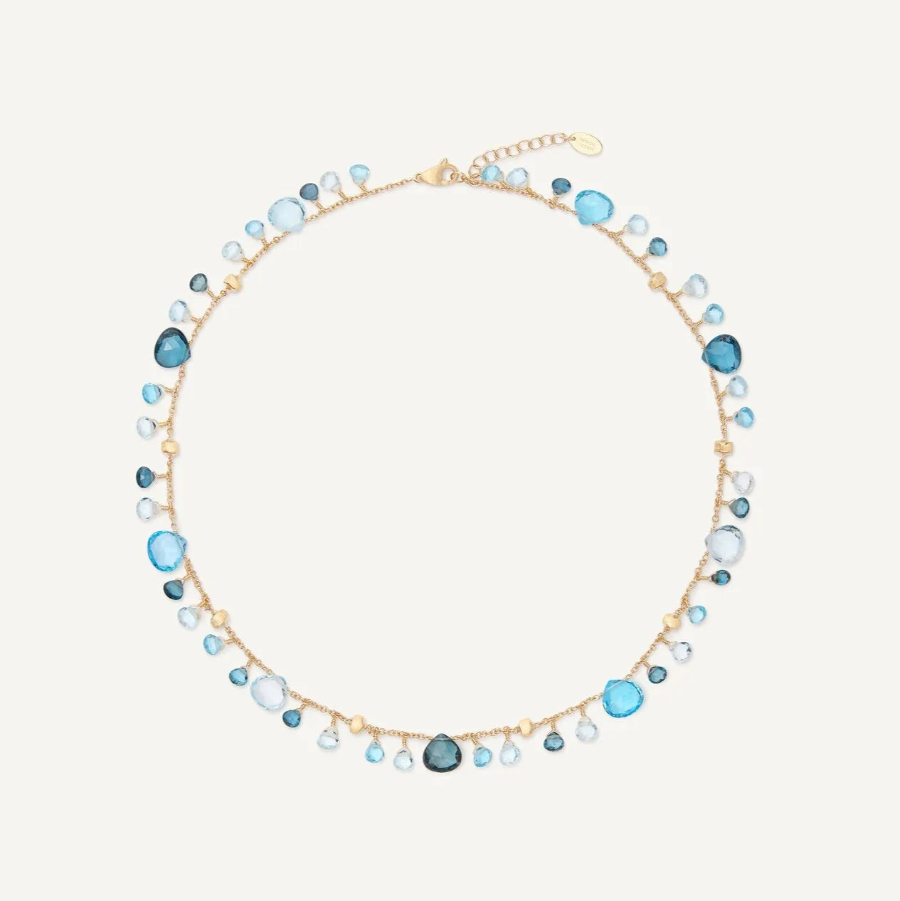 Marco Bicego Paradise Blue Topaz Gemstone Necklace - Orsini Jewellers