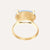 Nanis Ipanema Aquamarine Gold Ring with Diamond Detail - Orsini Jewellers