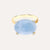 Nanis Ipanema Aquamarine Gold Ring with Diamond Detail - Orsini Jewellers
